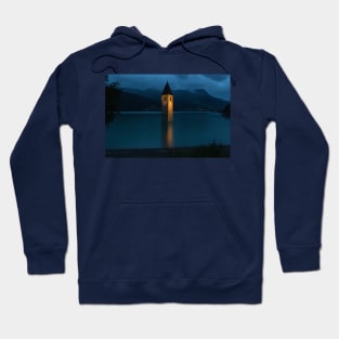 Reschensee by Night Hoodie